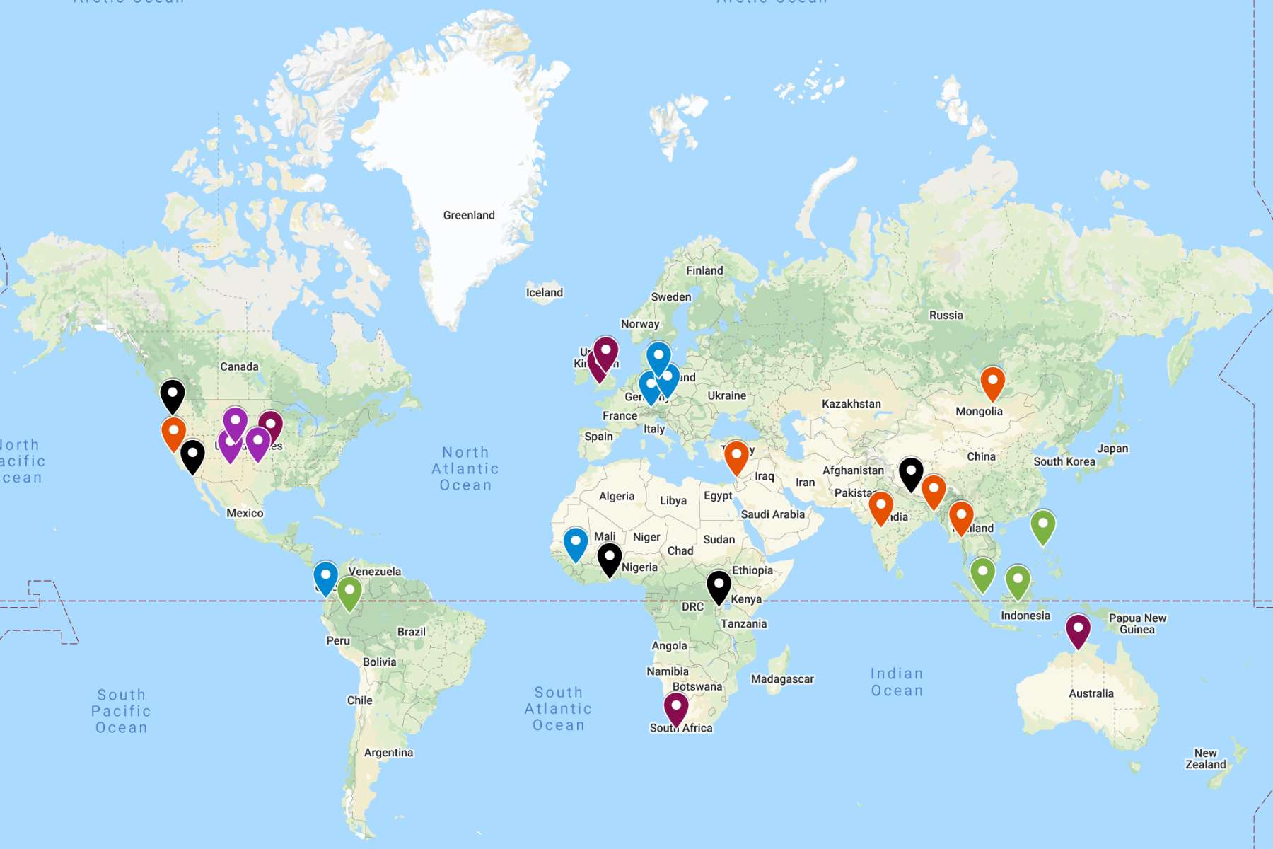 DCG Exhibition Map