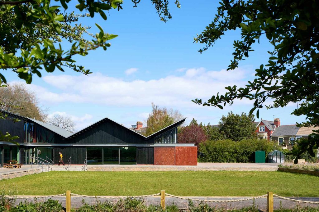 Exterior view of Grange Pavilion