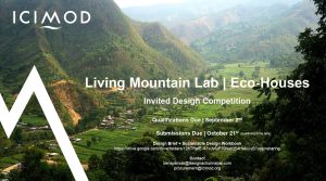 ICIMOD design competition promotional image depicting the Kathmandu Valley, Nepal